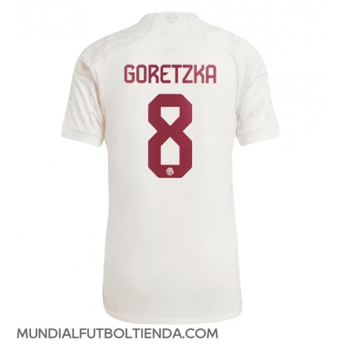 Camiseta Bayern Munich Leon Goretzka #8 Tercera Equipación Replica 2023-24 mangas cortas